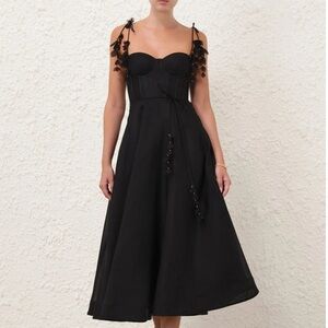 Zimmermann Natura Midi Corset Dress - size 2